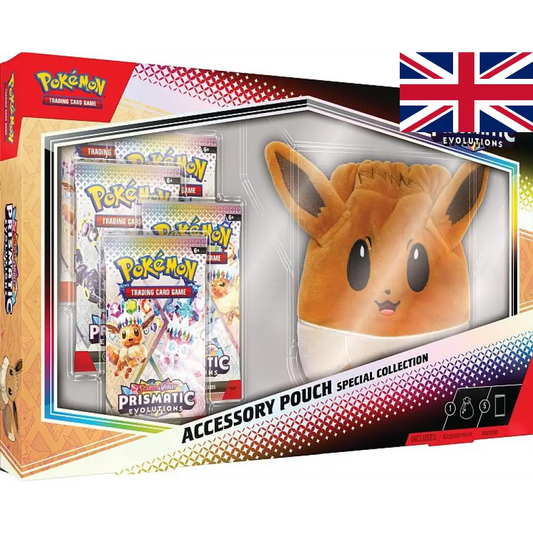 🚩Anglais🚩 Prismatic Evolutions - Accessory Pouch Special Collection (5 Boosters) EV 8.5 - 🚩Anglais🚩