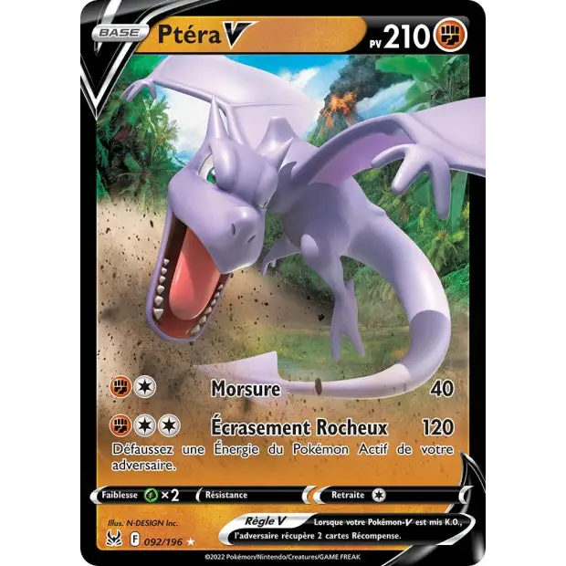Ptéra V - EB Origine Perdue - 92/196 - Poke-Geek
