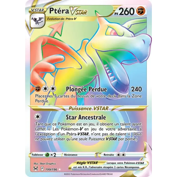 Ptéra VSTAR - EB Origine Perdue - 199/196