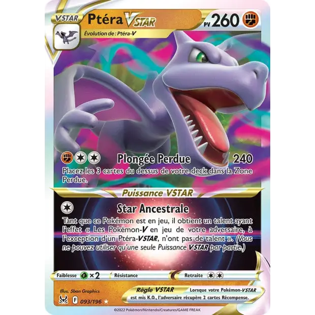 Ptéra VSTAR - EB Origine Perdue - 93/196 - Poke-Geek