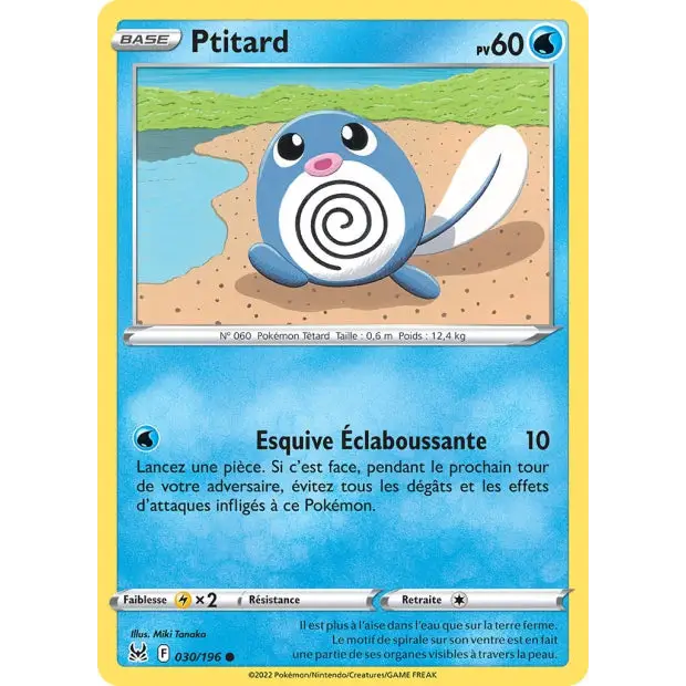 Ptitard - EB Origine Perdue - 30/196 - Poke-Geek