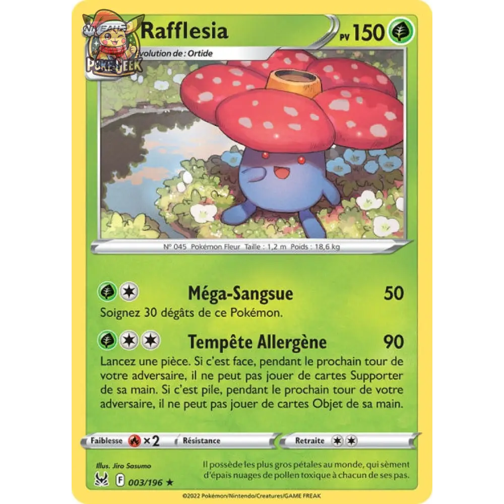 Rafflésia - EB Origine Perdue - 3/196 - Poke-Geek