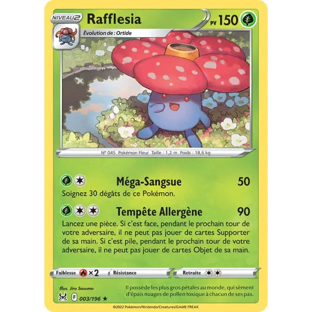 Rafflésia - EB Origine Perdue - 3/196 - Poke-Geek