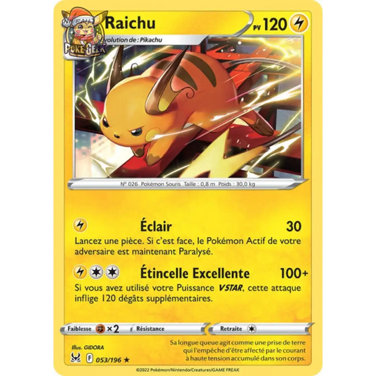 Raichu - EB Lost Origin - 53/196