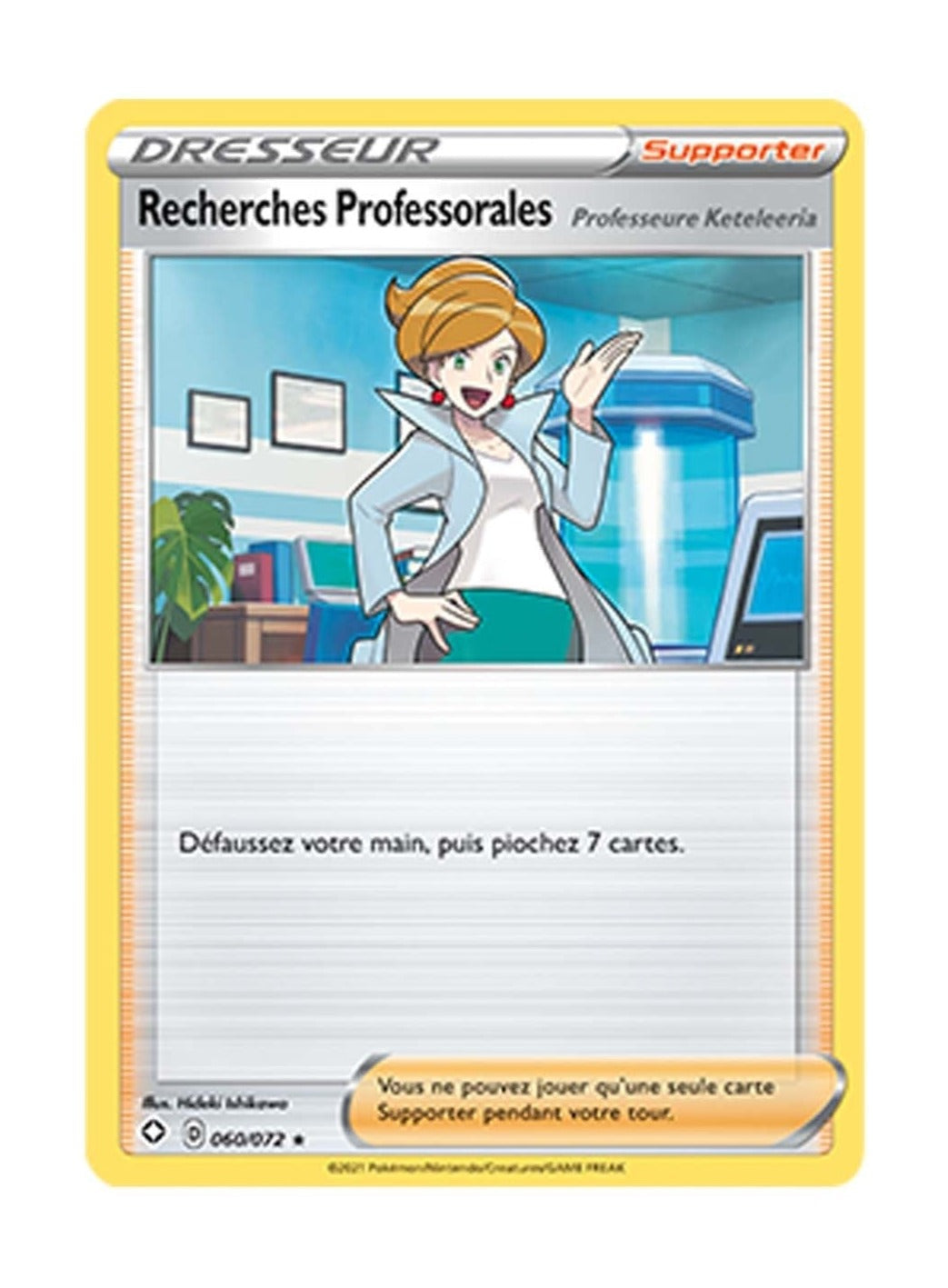 Rare - Pokemon - Destinées Radieuses - Recherches Professorales (Professeure Keteleeria) 60/72 - Poke-Geek