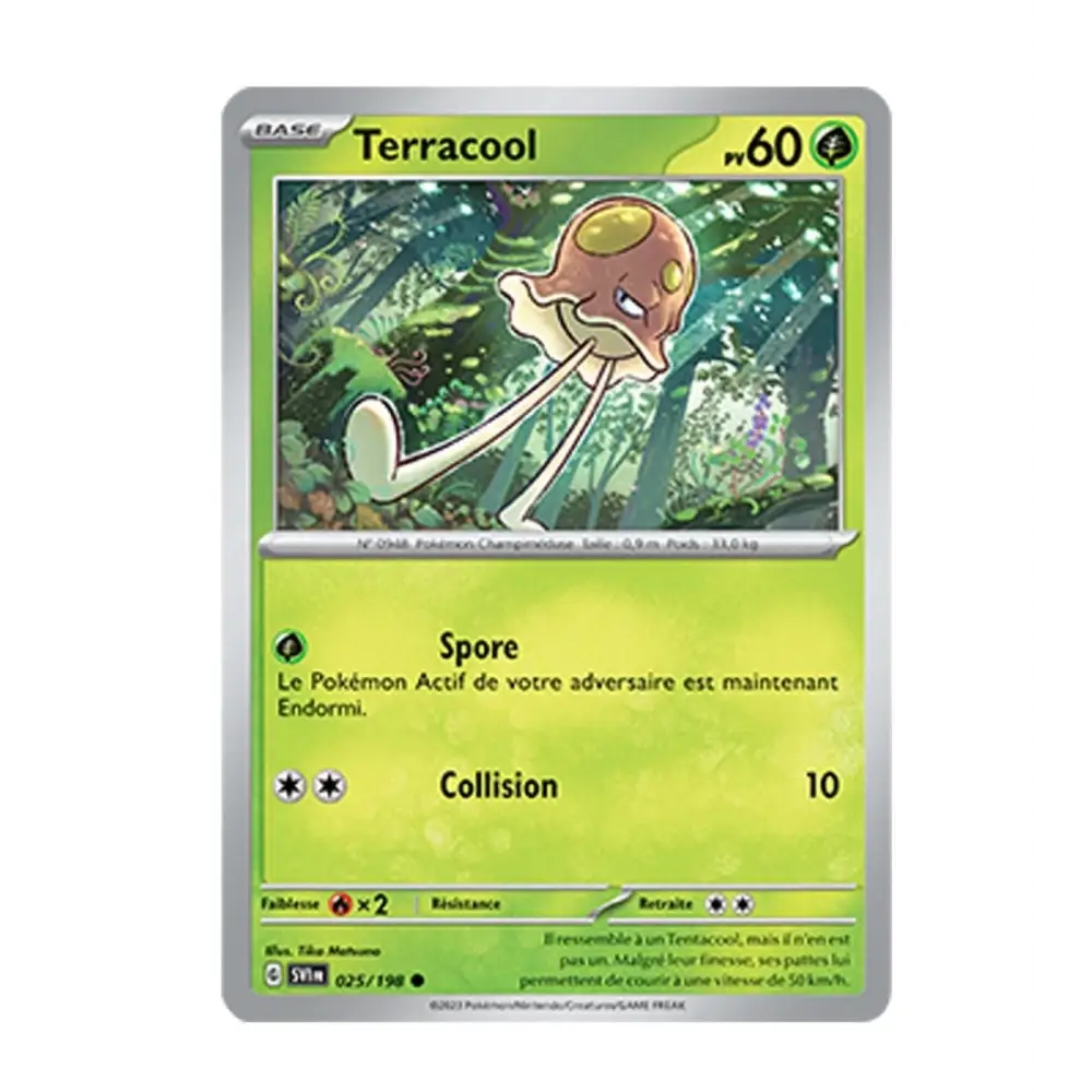 Reverse Commune - Pokemon - Écarlate et Violet de Base - Terracool 25/198 - Poke-Geek