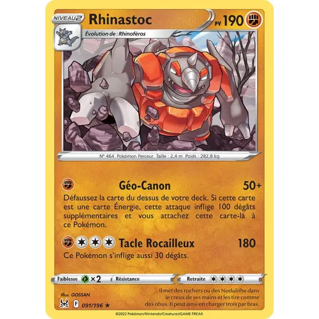 Rhinastoc - EB Origine Perdue - 91/196