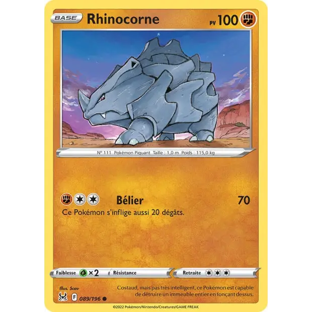Rhinocorne - EB Verloren Oorsprong - 89/196