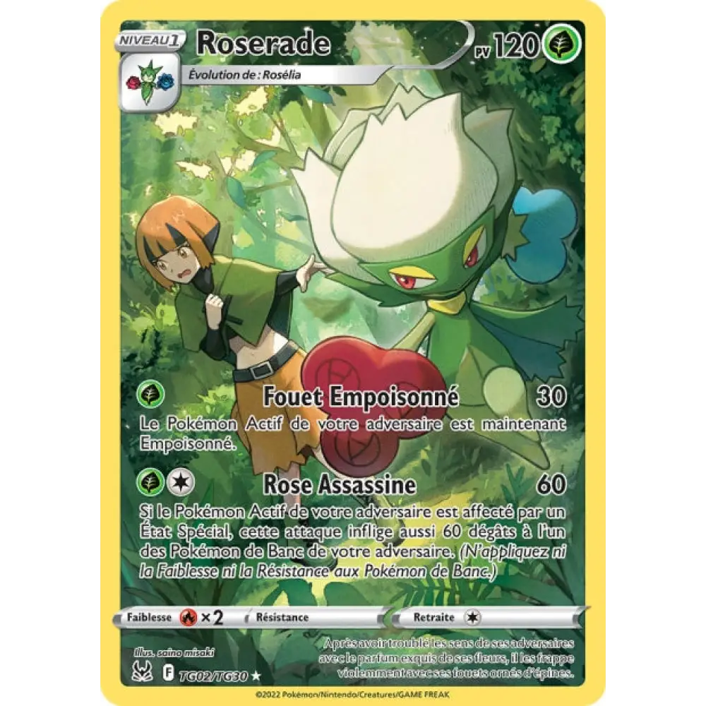 Roserade - EB Origine Perdue - TG02/TG30 - Poke-Geek