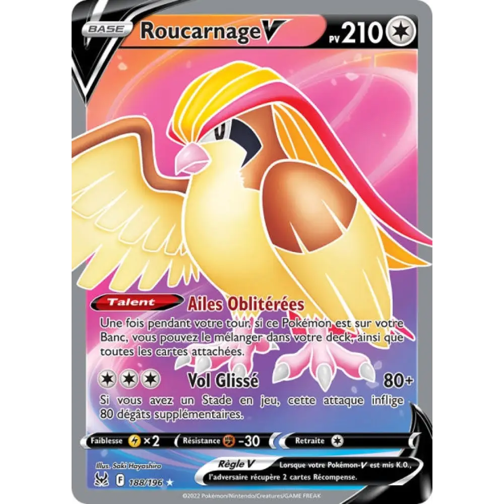 Roucarnage V - EB Origine Perdue - 188/196 - Poke-Geek