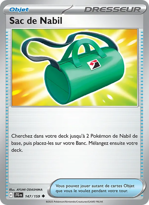Sac de Nabil 147/159 — EV09 – Aventures Ensemble