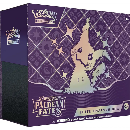 Scarlet and Violet - Elite Trainer Box Paldean Fates  4.5 - US (Version Anglaise)