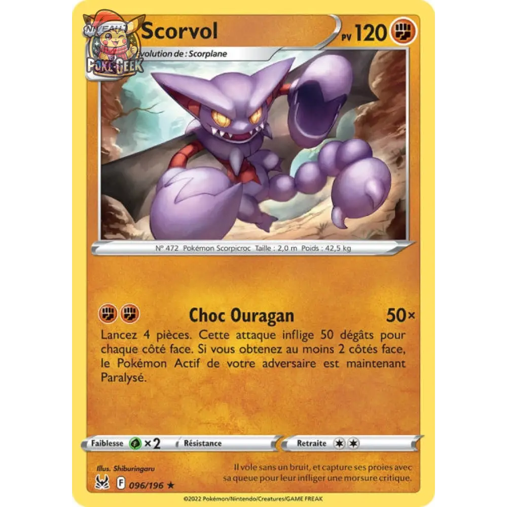 Scorvol - EB Origine Perdue - 96/196 - Poke-Geek
