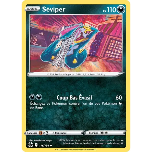 Seviper - EB Origine Perdue - 116/196 - Poke-Geek