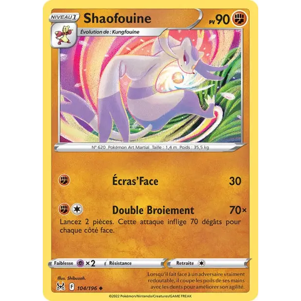 Shaofouine - EB Origine Perdue - 104/196 - Poke-Geek