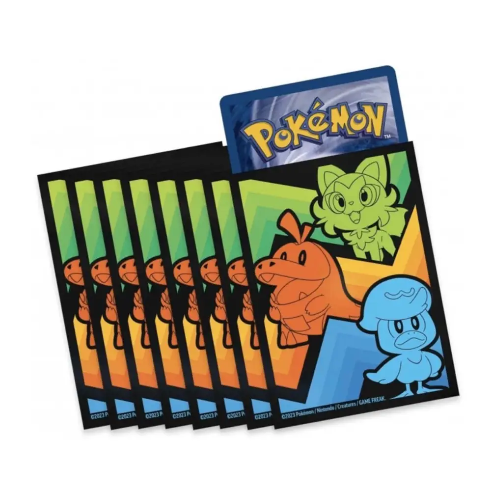 Sleeve - ETB - EV2 - Évolutions à Paldea - Trio Starters Paldea - Scellé - par 65 - Poke-Geek