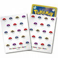Sleeves Pokémon 64 Monster Ball Design – Japonais - Poke-Geek
