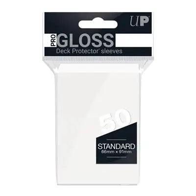 Sleeves Ultra Pro Format Standard Blanc x50 – Protège-Cartes TCG - Poke-Geek