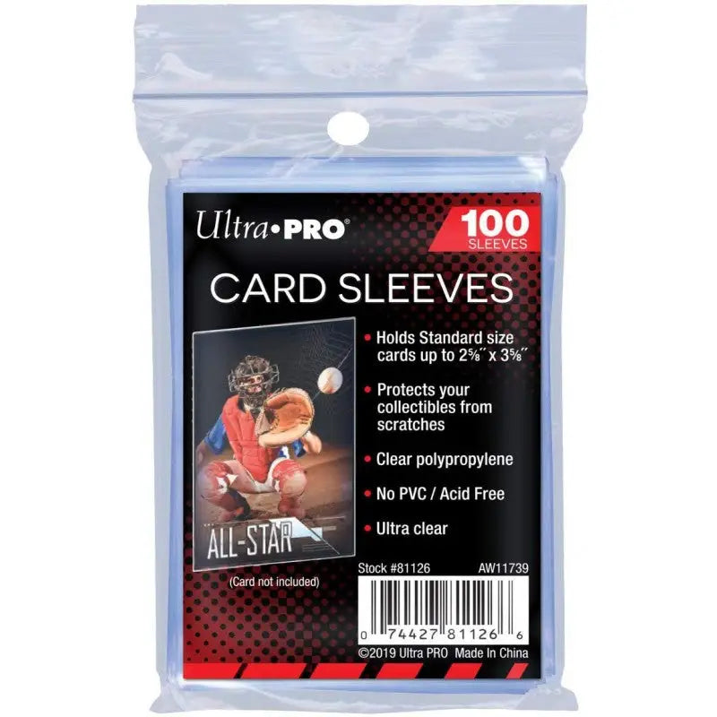 Sleeves Ultra Pro Standard Transparent – x100 - Poke-Geek