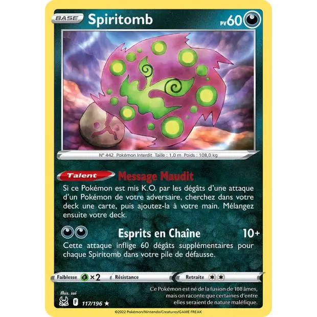 Spiritomb - SWSH Verloren Oorsprong - 117/196