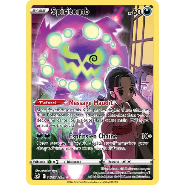 Spiritomb - EB Origine Perdue - TG09/TG30 - Poke-Geek