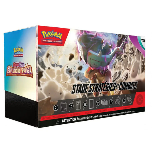 Stade Stratégies et Combats Evolutions à Paldea 11 Boosters EV02 FR