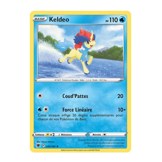 Stars Holo - Pokemon - Astres Radieux - Keldeo 45/189