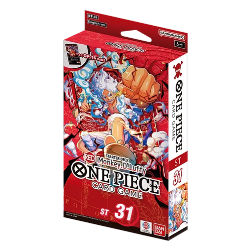 Starter Deck One Piece ST-31 Red Monkey D. Luffy – Anglais - Poke-Geek