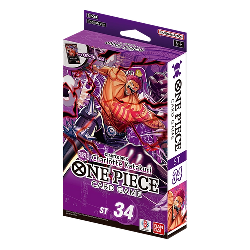 Starter Deck One Piece ST-34 Purple Charlotte Katakuri – Anglais - Poke-Geek