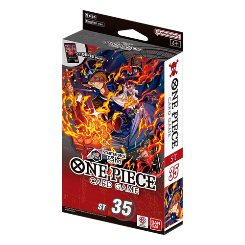 Starter Deck One Piece ST-35 Red/Black Sabo – Anglais - Poke-Geek