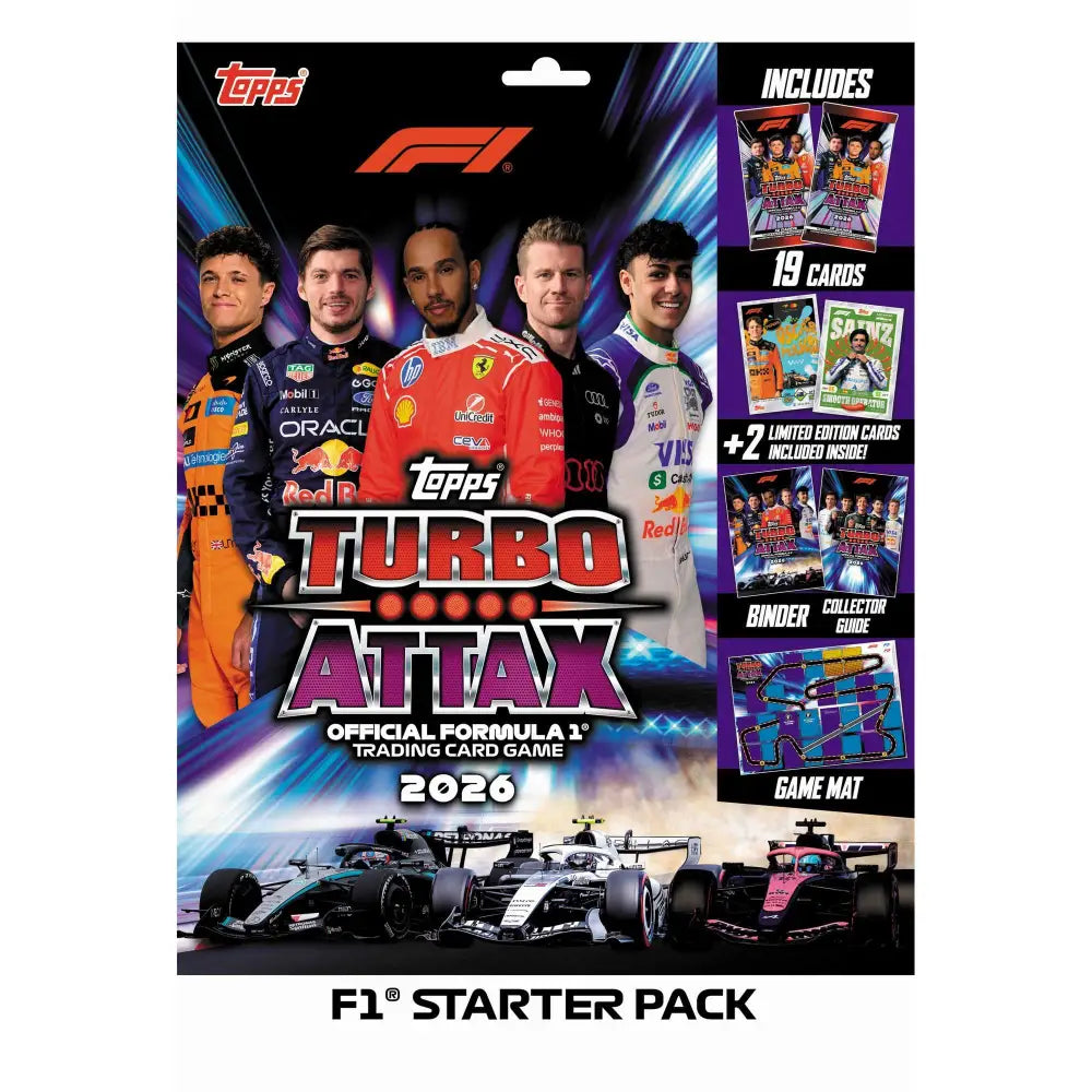 Starter Pack F1 Turbo Attax 2026/27 – Topps – Anglais - Poke-Geek