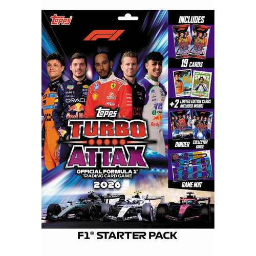 Starter Pack F1 Turbo Attax 2026/27 – Topps – Anglais - Poke-Geek
