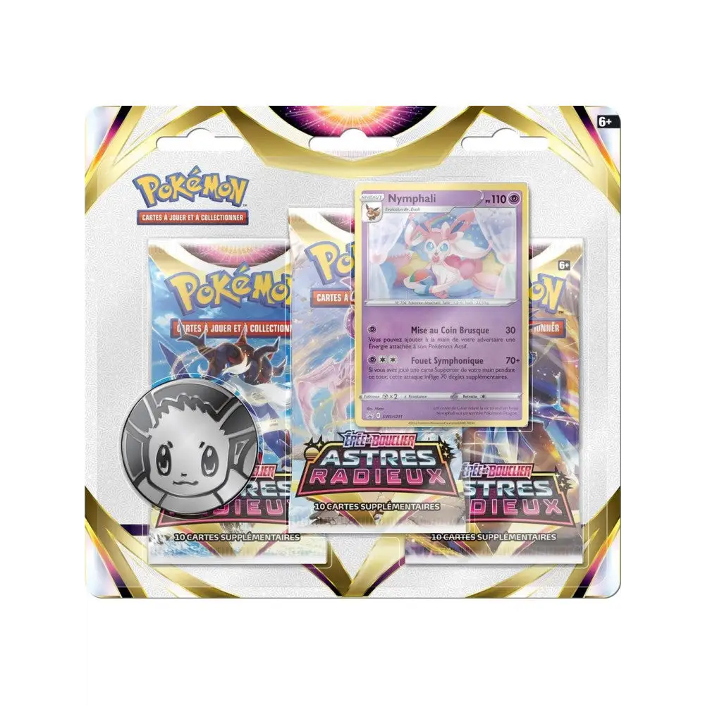 TRIPACK ASTRES RADIEUX EB 10 - NYMPHALI - FR - Poke-Geek