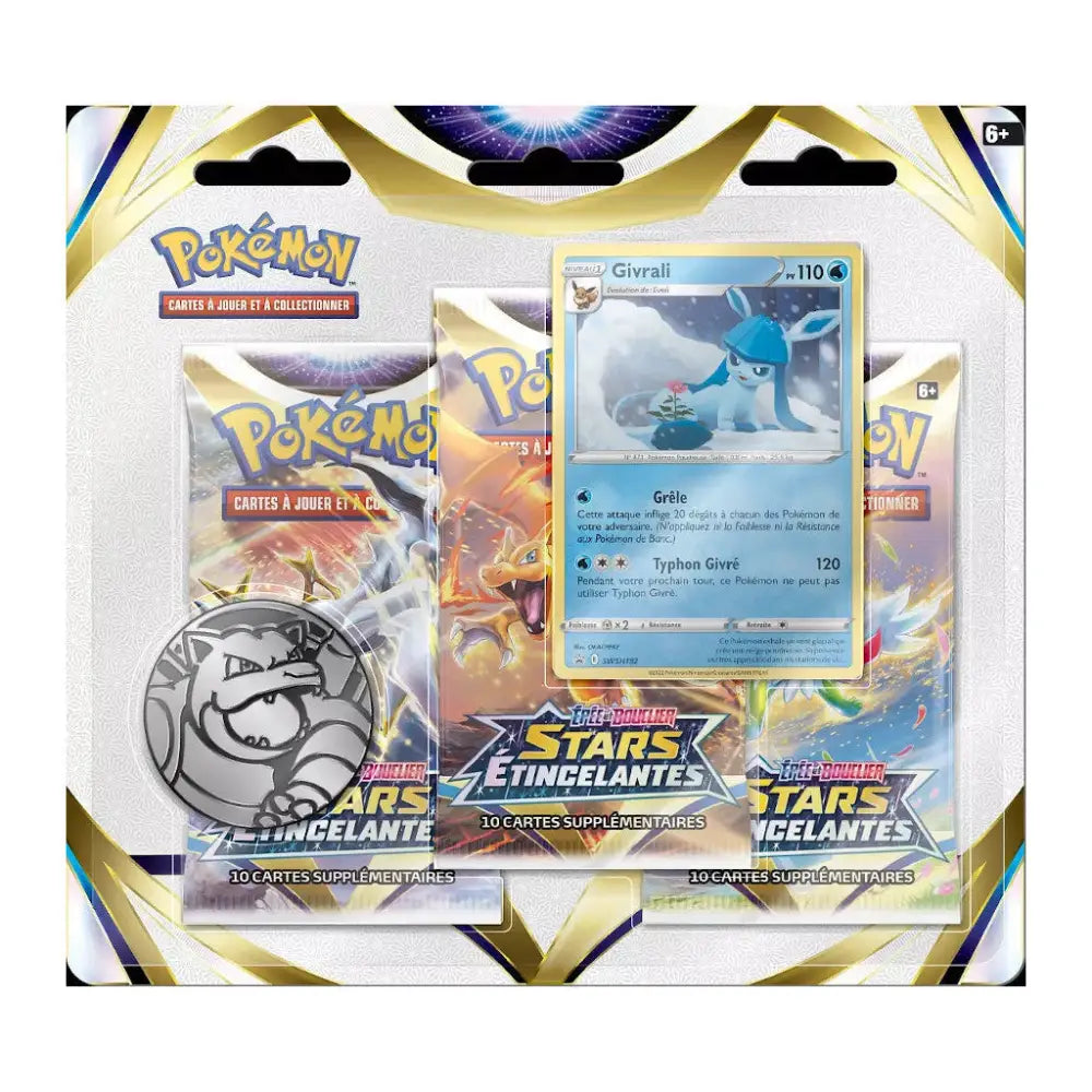 Tripack Givrali Stars Étincelantes Pokémon FR - Poke-Geek