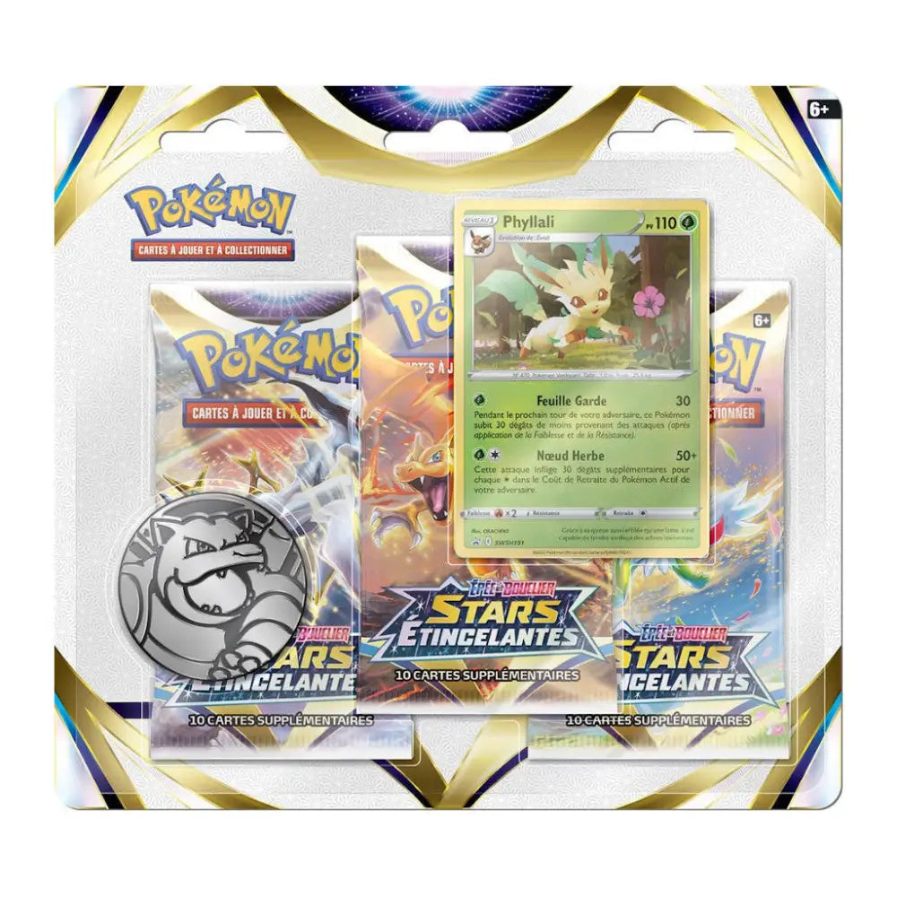 Tripack Phyllali Stars Étincelantes Pokémon FR - Poke-Geek