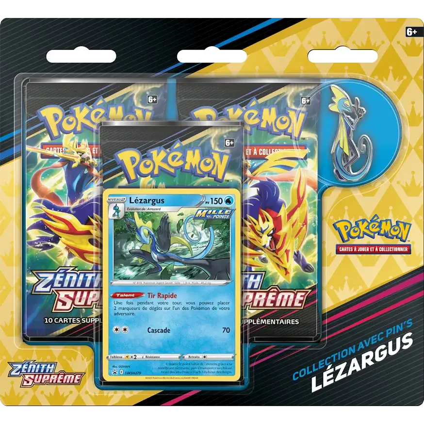 TRIPACK PIN'S LEZARGUS ZENITH SUPREME EB12.5 - FR - Poke-Geek