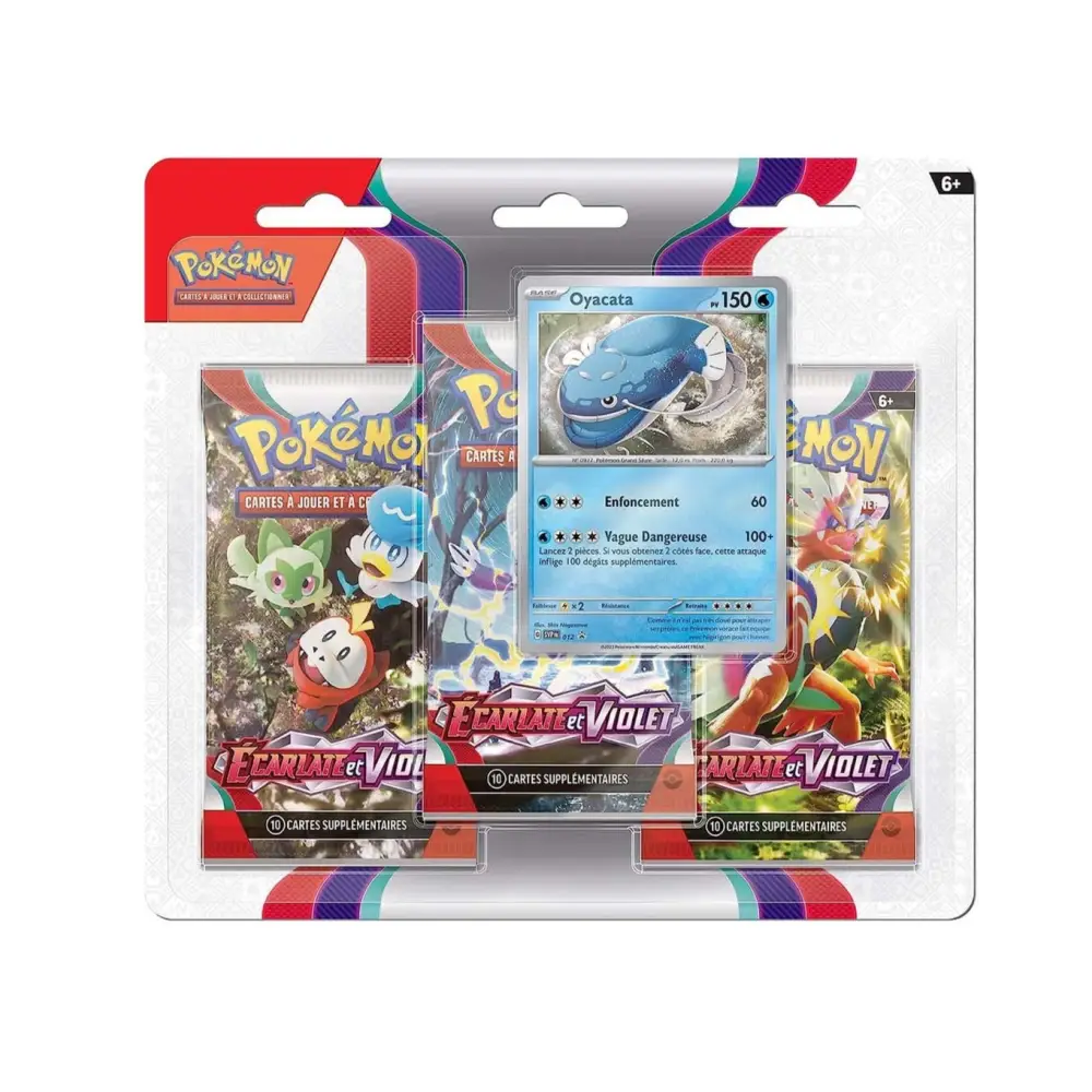 Tripack Pokémon Écarlate et Violet EV01 - FR - Poke-Geek