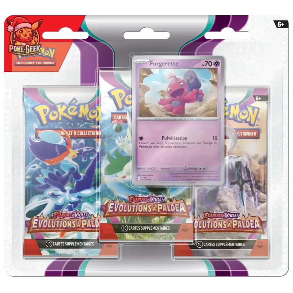 Tripack Pokémon EV02 Évolutions à Paldéa – Français - Poke-Geek