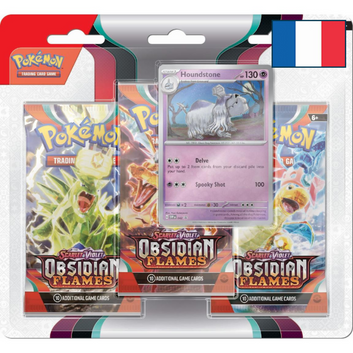 Tripack Pokémon EV03 FLAMMES OBSIDIENNES - FR