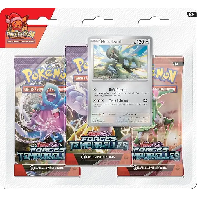 Tripack Pokémon EV05 - Forces Temporelles - FR - Poke-Geek