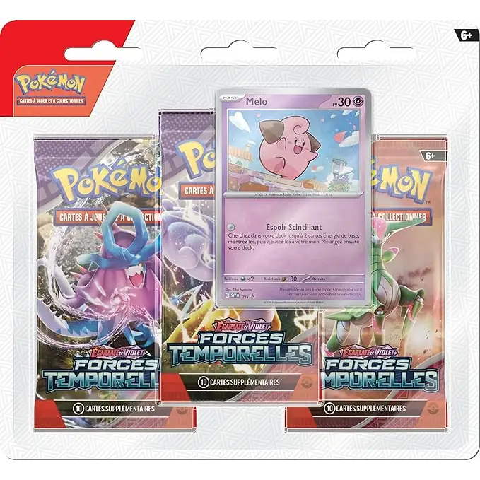 Tripack Pokémon EV05 - Forces Temporelles - FR - Poke-Geek
