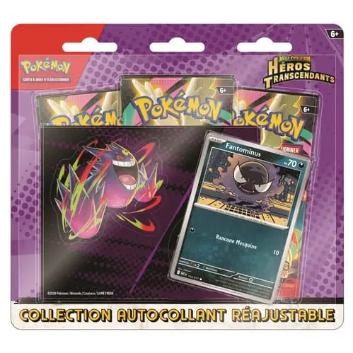 Tripack Pokémon – Héros Transcendants ME02.5 – Fantominus – Scellé – FR - Poke-Geek