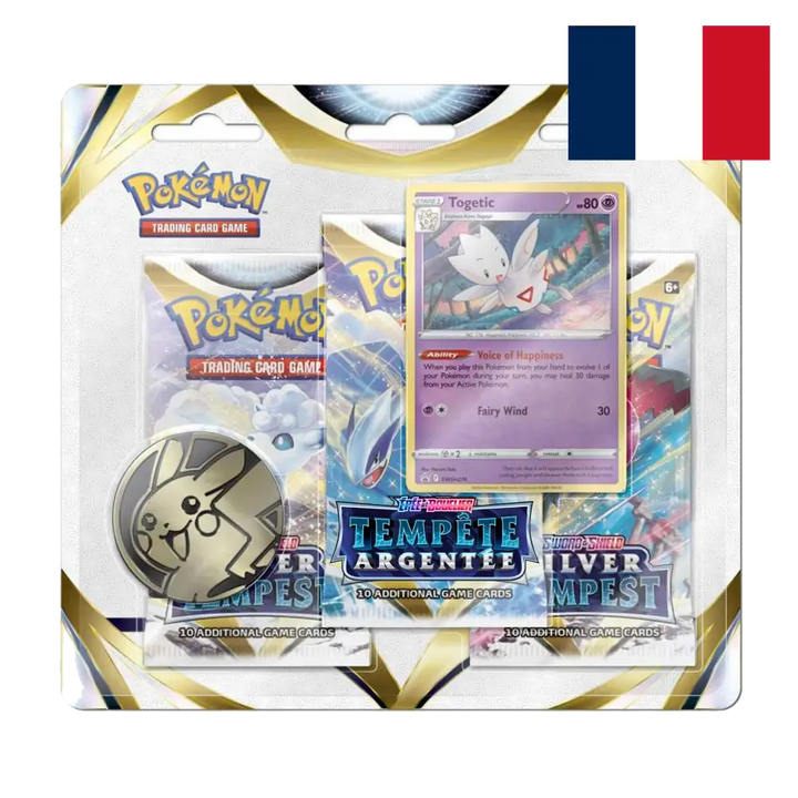 Tripack Pokémon Tempête Argentée EB 12 - FR ( visuel aléatoire )