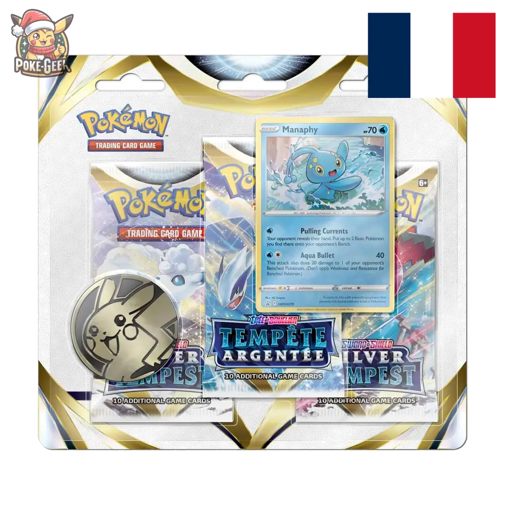 Tripack Pokémon Tempête Argentée EB 12 - FR ( visuel aléatoire ) - Poke-Geek
