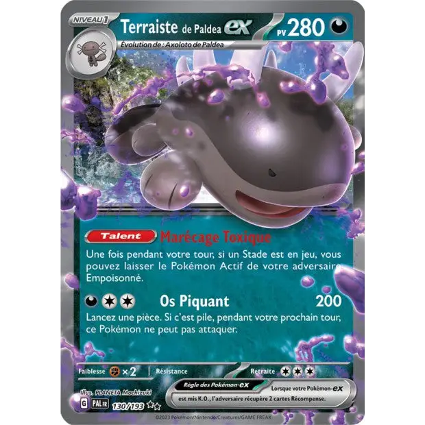 Ultra - Pokemon - Évolutions à Paldea - Terraiste de Paldea ex 130/193 - Poke-Geek