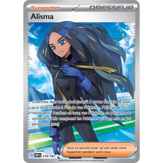 Ultra - Pokemon - Flammes Obsidiennes - Alisma 218/197