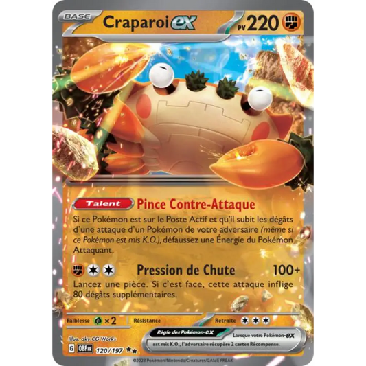 Ultra - Pokemon - Obsidian Flames - Toadstool ex 120/197