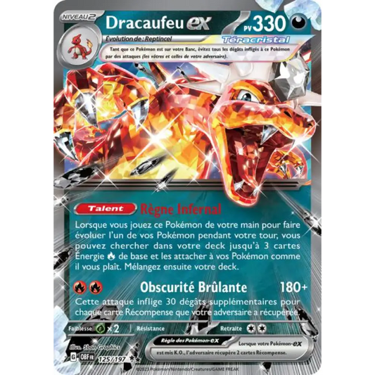 Ultra - Pokemon - Obsidian Flames - Charizard ex 125/197