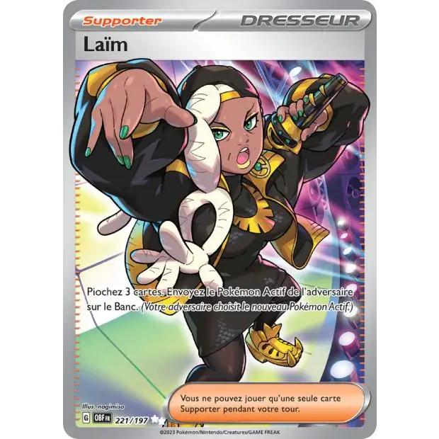 Ultra - Pokemon - Flammes Obsidiennes - Laïm 221/197