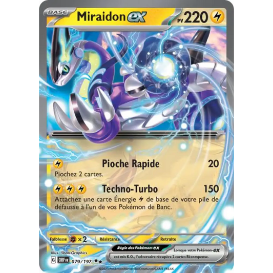 Ultra - Pokemon - Obsidian Flames - Miraidon ex 79/197